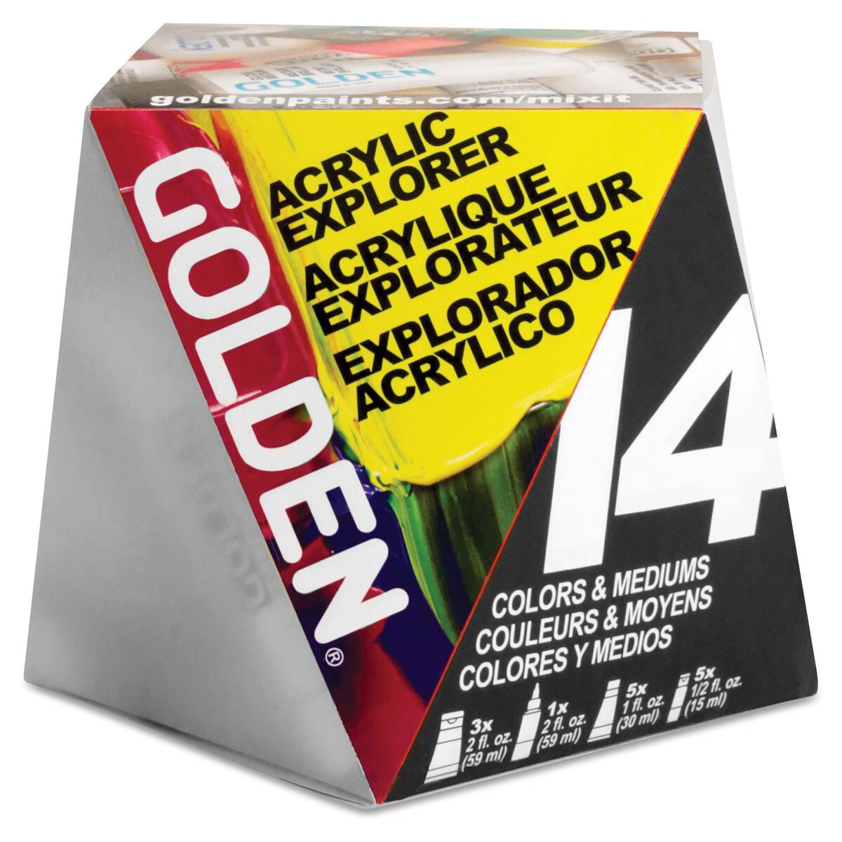 Golden Acrylics Explorer 14 Set