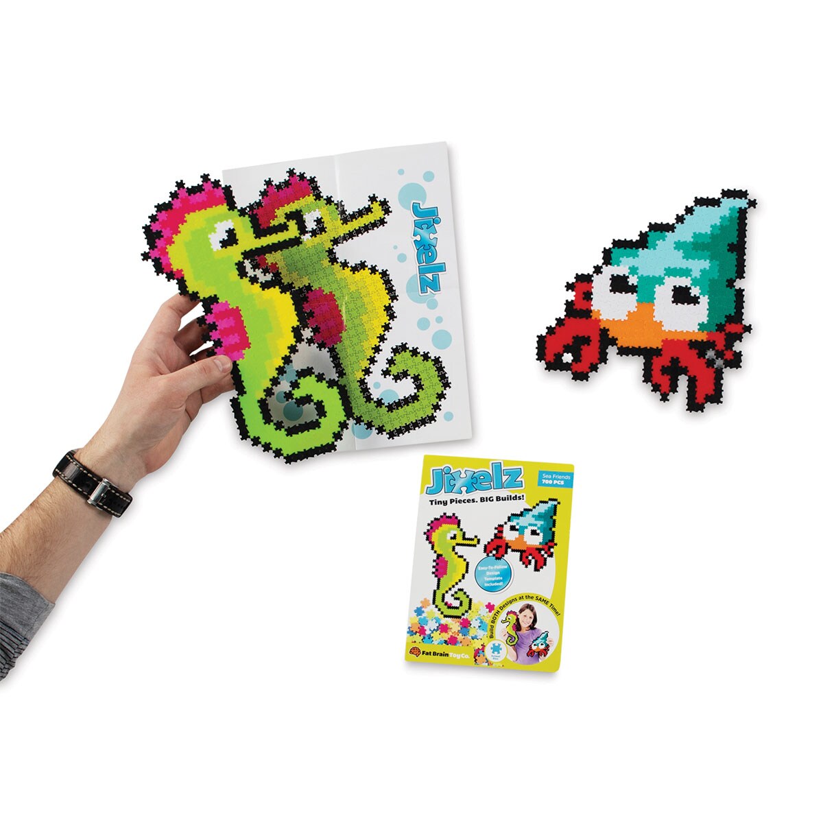 Fat Brain Toys Jixels - Sea Friends, 700 pieces