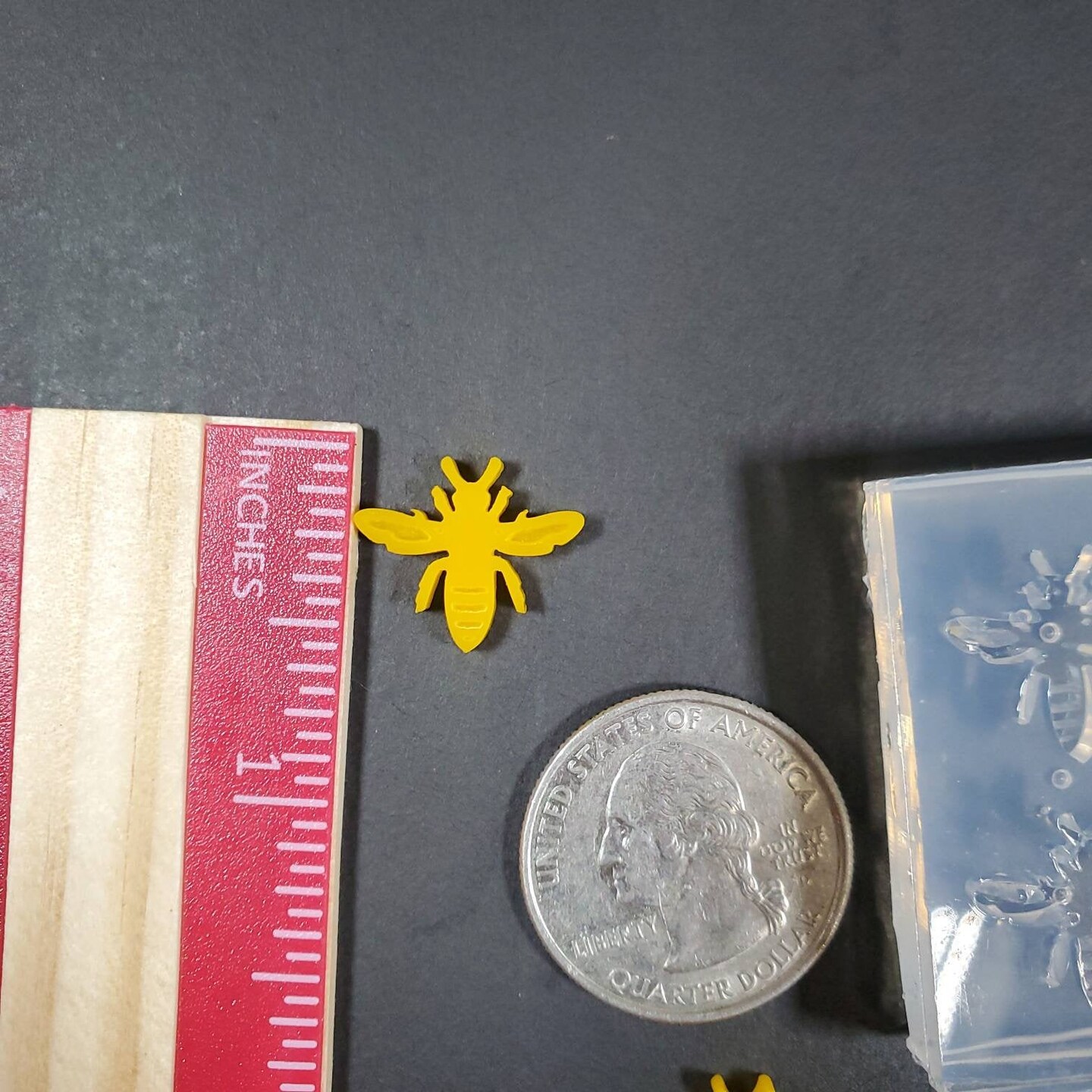 Honey Bee Stud Earring Silicone Mold(A11)