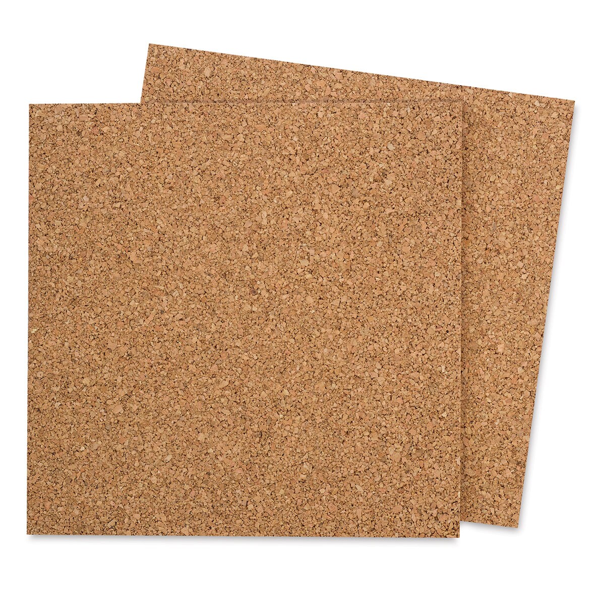 Midwest Products Cork Board - 12&#x22; x 12&#x22; Sheets, Pkg of 2