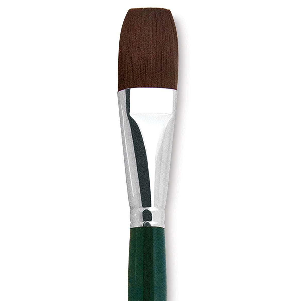 Silver Brush Ruby Satin Synthetic Brush - Bright, Size 26, Short Handle