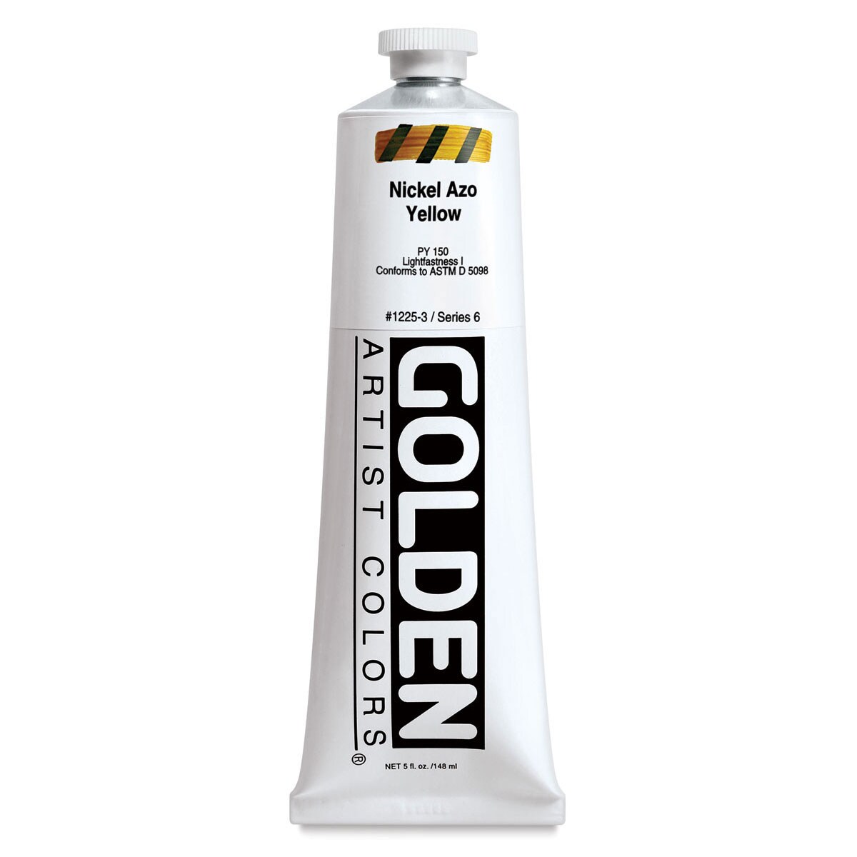 Golden Heavy Body Artist Acrylics - Nickel Azo Yellow, 5 oz tube