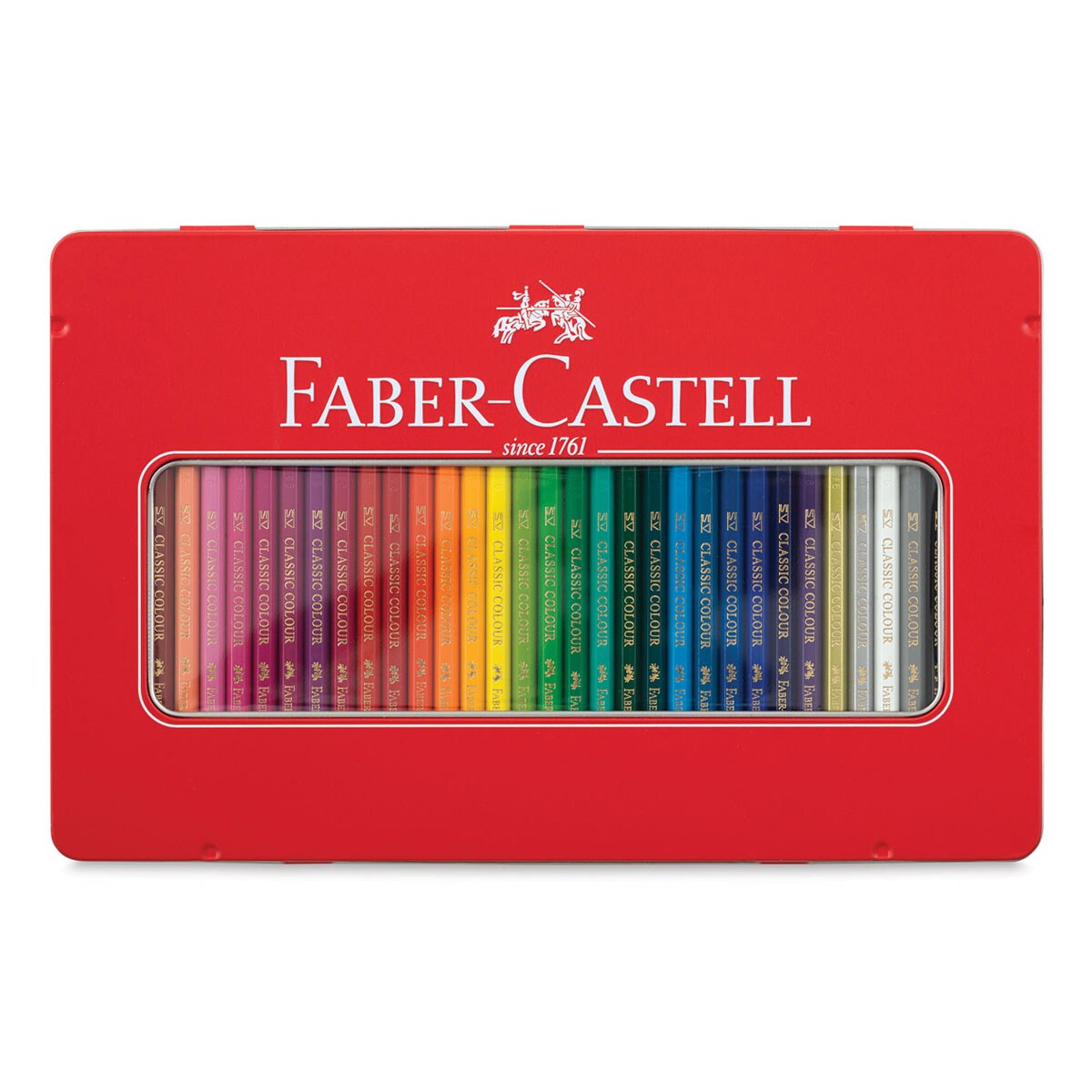 Faber-Castell Polychromos Pencil Set - Assorted Colors, Tin Box, Set of 36