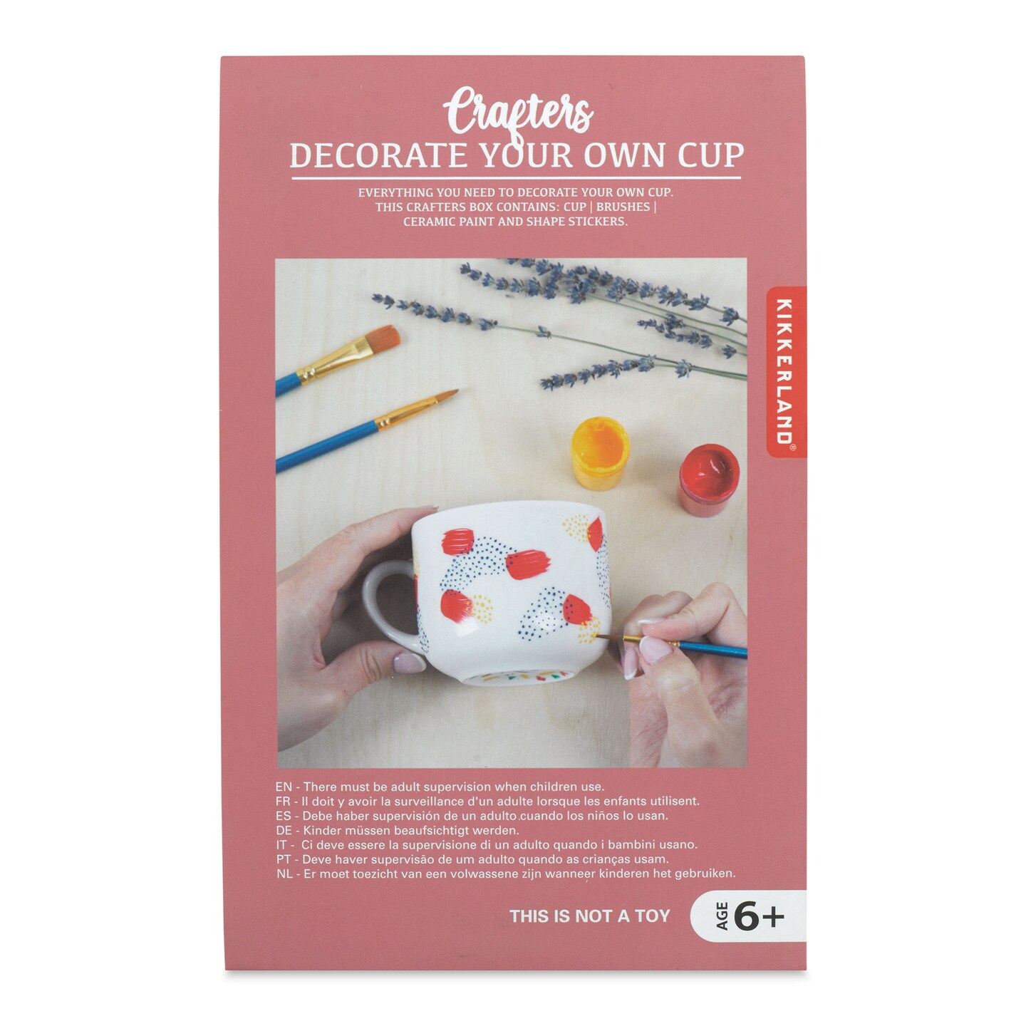 Kikkerland Crafters Decorate Your Own Cup Kit