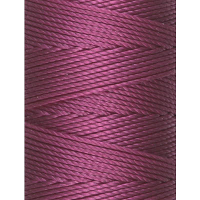 C-LON Bead Cord, Raspberry - 0.5mm, 92 Yard Spool