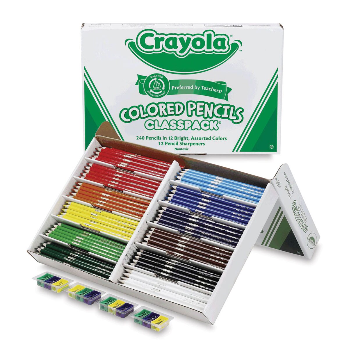 Crayola Colored Pencils - Assorted Colors, Classpack of 240