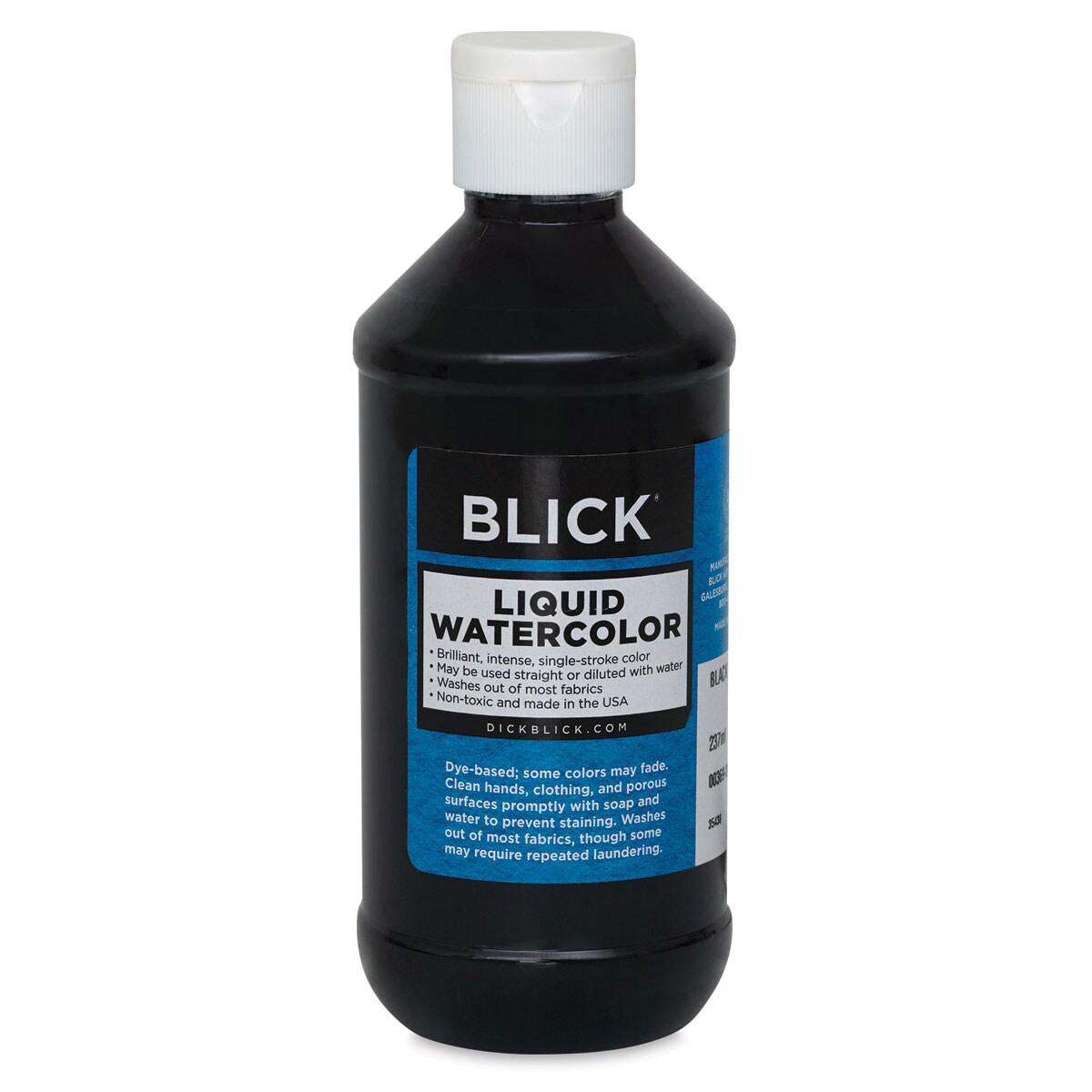 Blick Liquid Watercolor - Black, 8 oz bottle