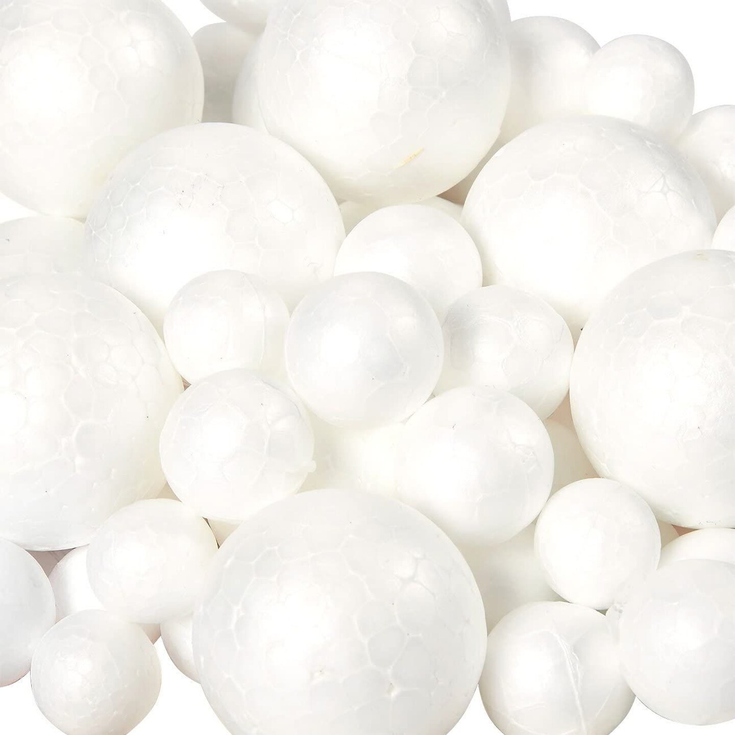 Juvale Foam Balls, Arts and Crafts Supplies (100 Pieces)