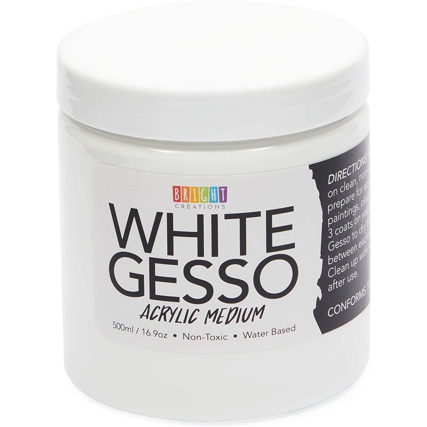 White gesso deals paint