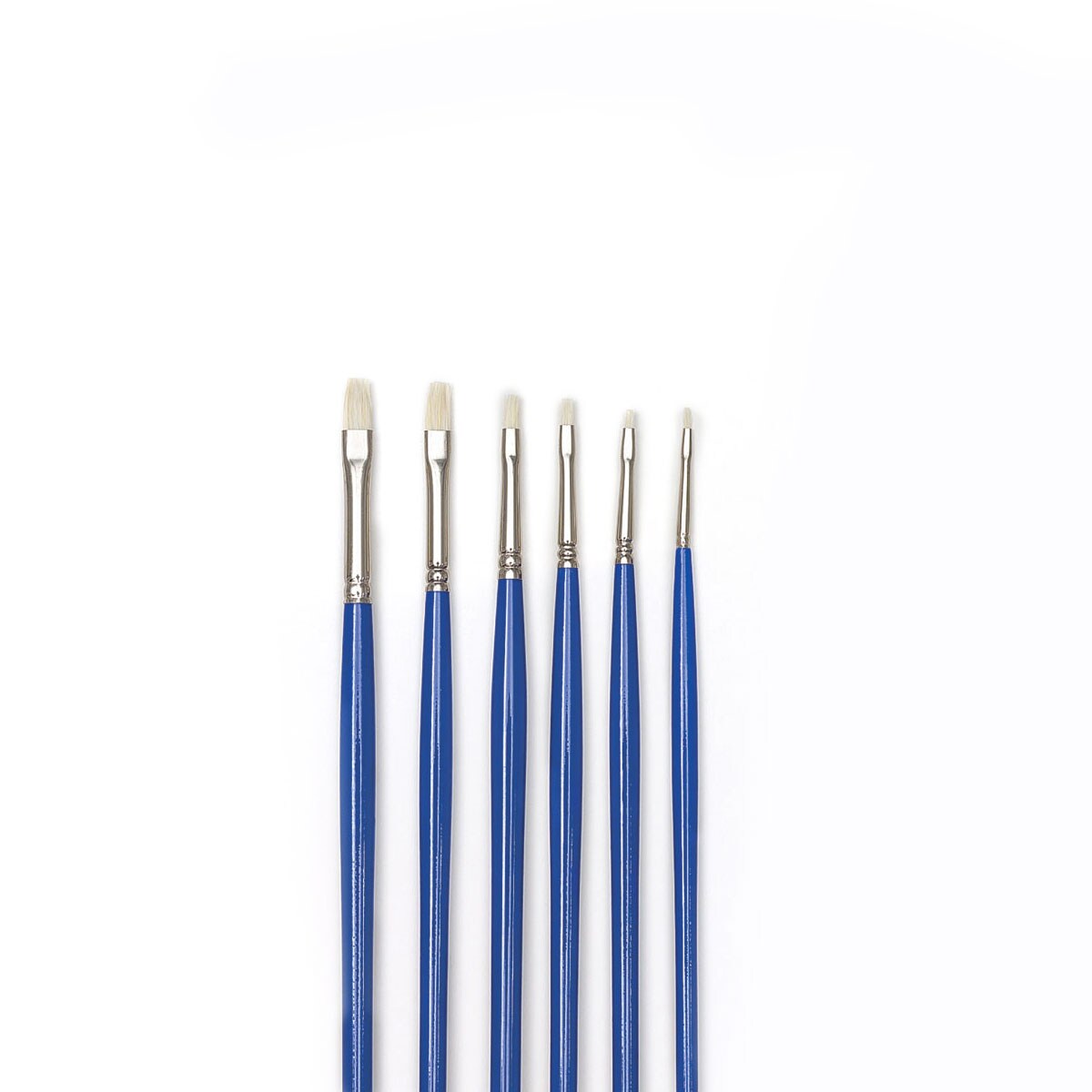 Set Of 40 Small Brushes, Bristle Brush Set, 13.5 Cm, Flat Brush, Paint - View #9