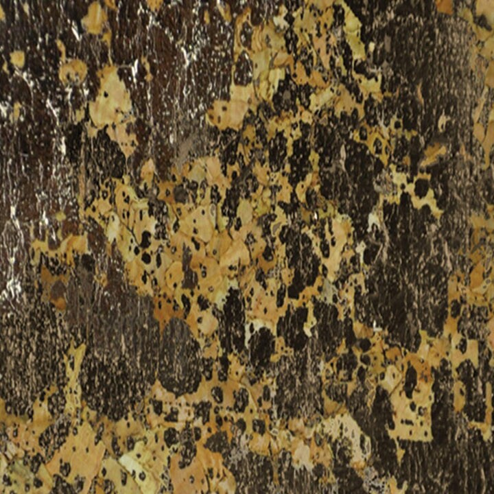Belagio Cork Fabric, 25&#x22; Wide, Rose Gold Leaf Print, Natural/Rose Gold, 15-Yard Bolt