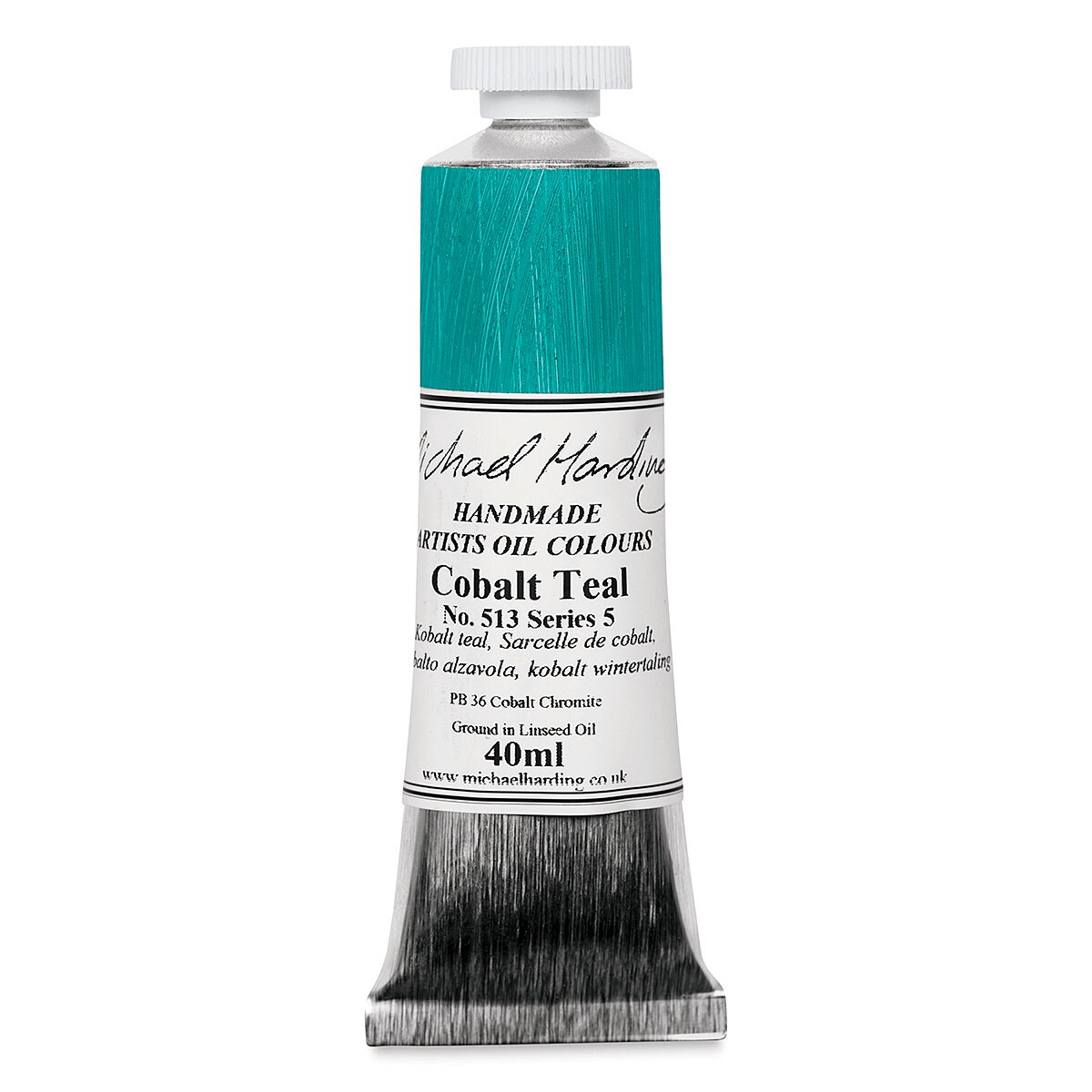 Michael Harding Artist Oil Paint - Cobalt Teal, 40 ml tube
