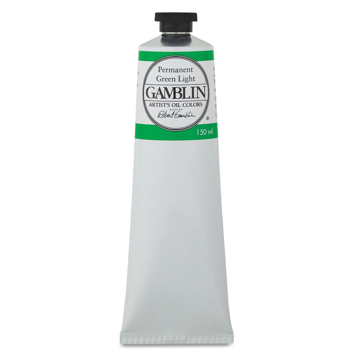 Gamblin Artist&#x27;s Oil Color - Permanent Green Light, 150 ml tube