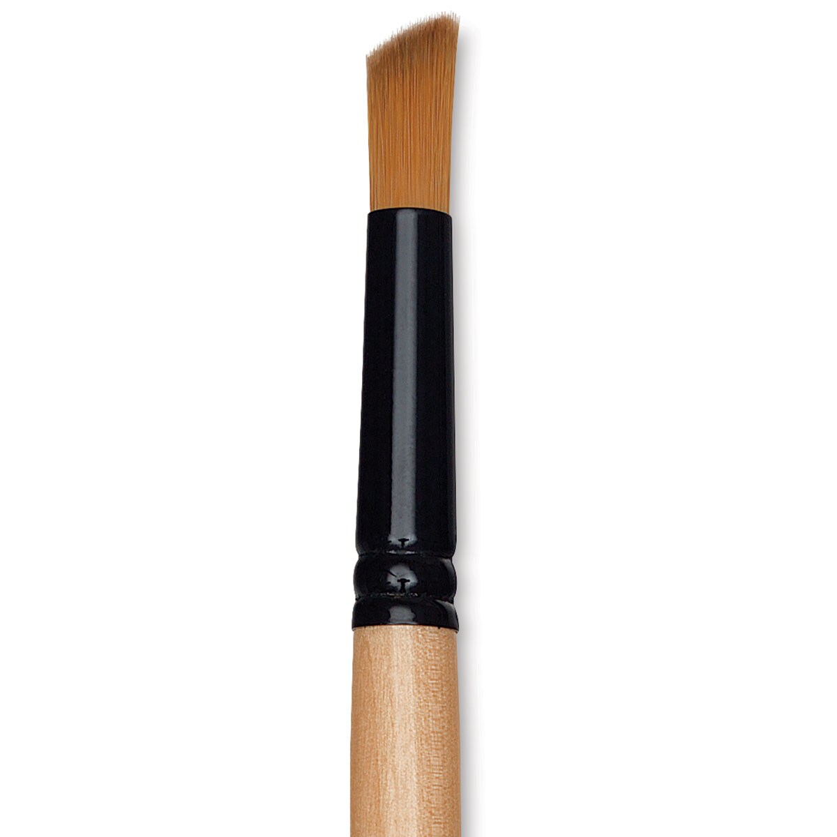 Dynasty Black Gold Brush - Deerfoot, Short Handle, Size 1/2&#x22;