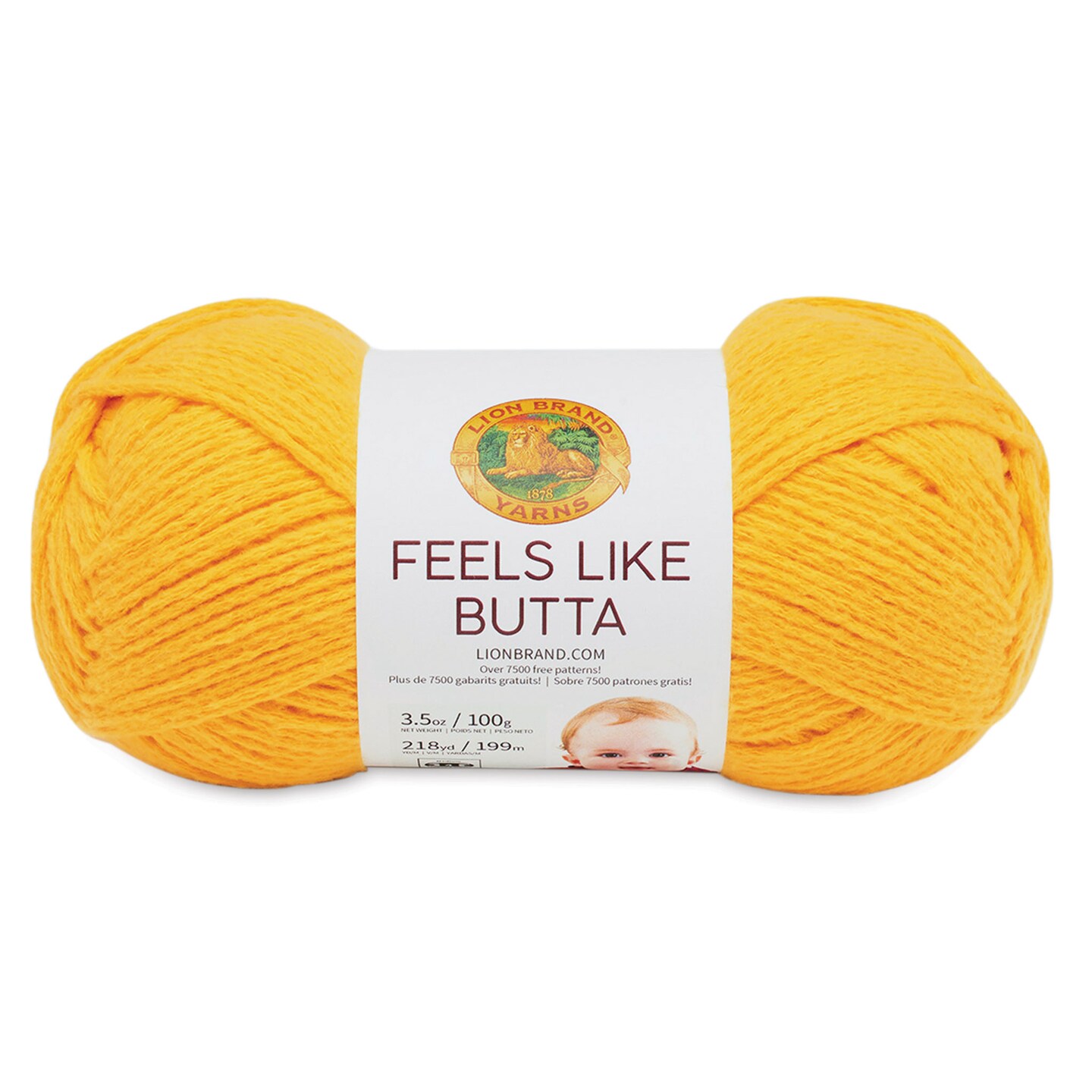 Lion Brand Feels Like Butta Yarn - Yellow