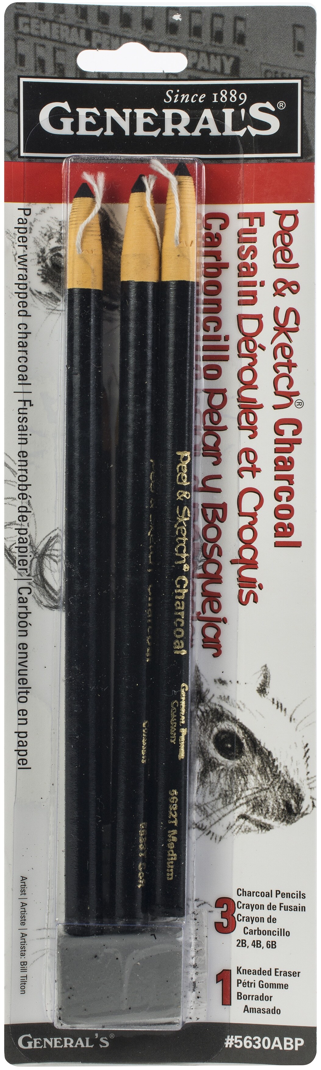 Peel & Sketch Charcoal Pencil 5633T Soft