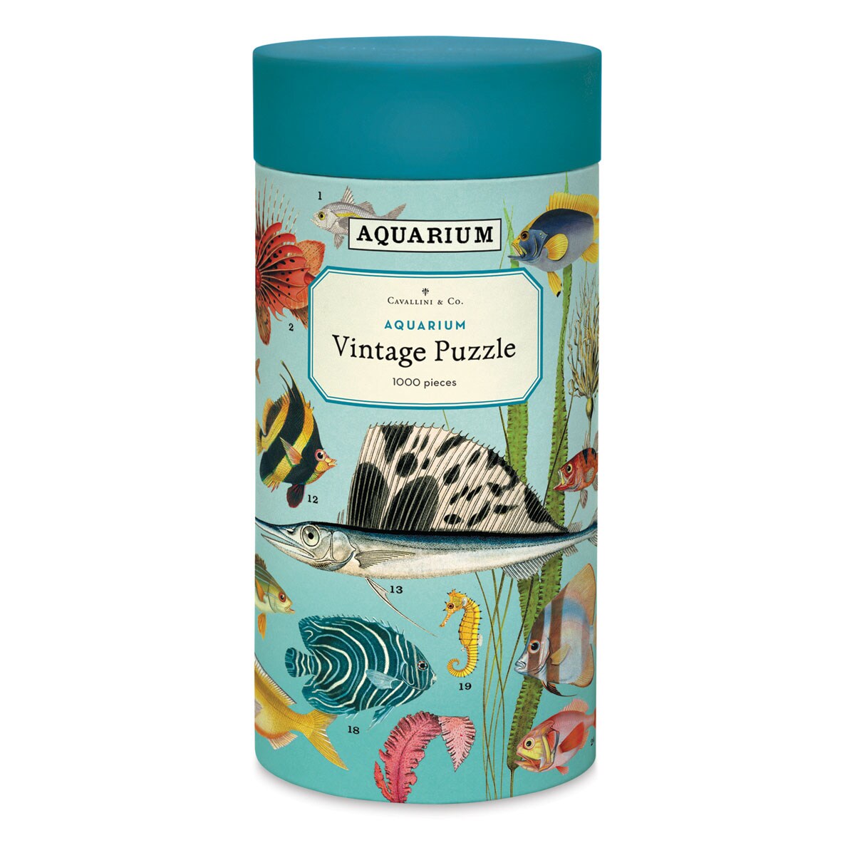 Cavallini Vintage Aquarium 1,000 Piece Puzzle
