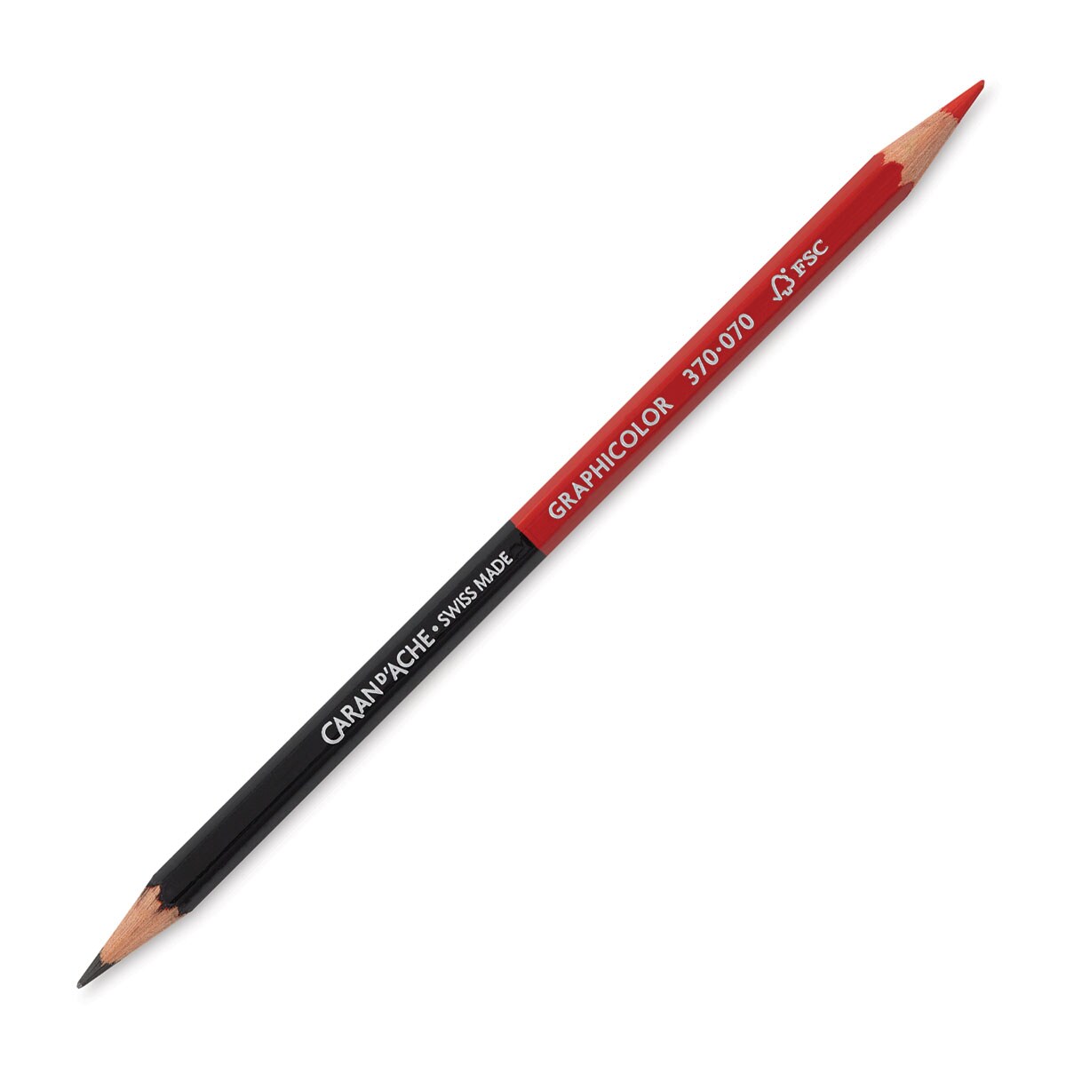 Caran d&#x27;Ache Graphicolor BiColor Pencil - Red/Graphite