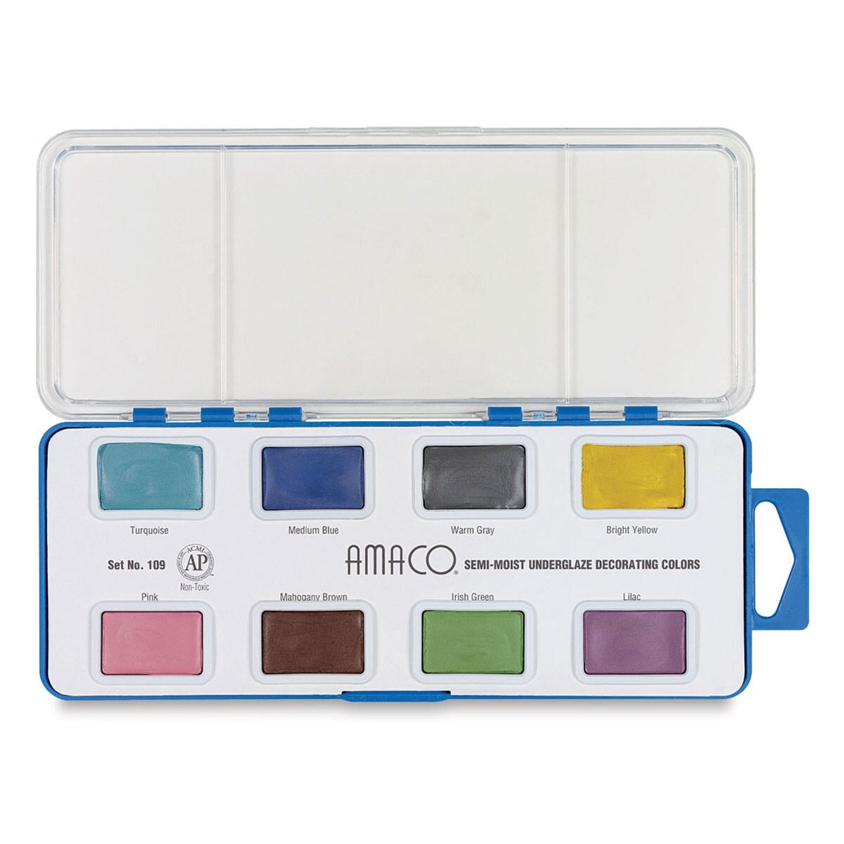 Amaco Semi-Moist Underglaze - Set No. 109, Set of 8
