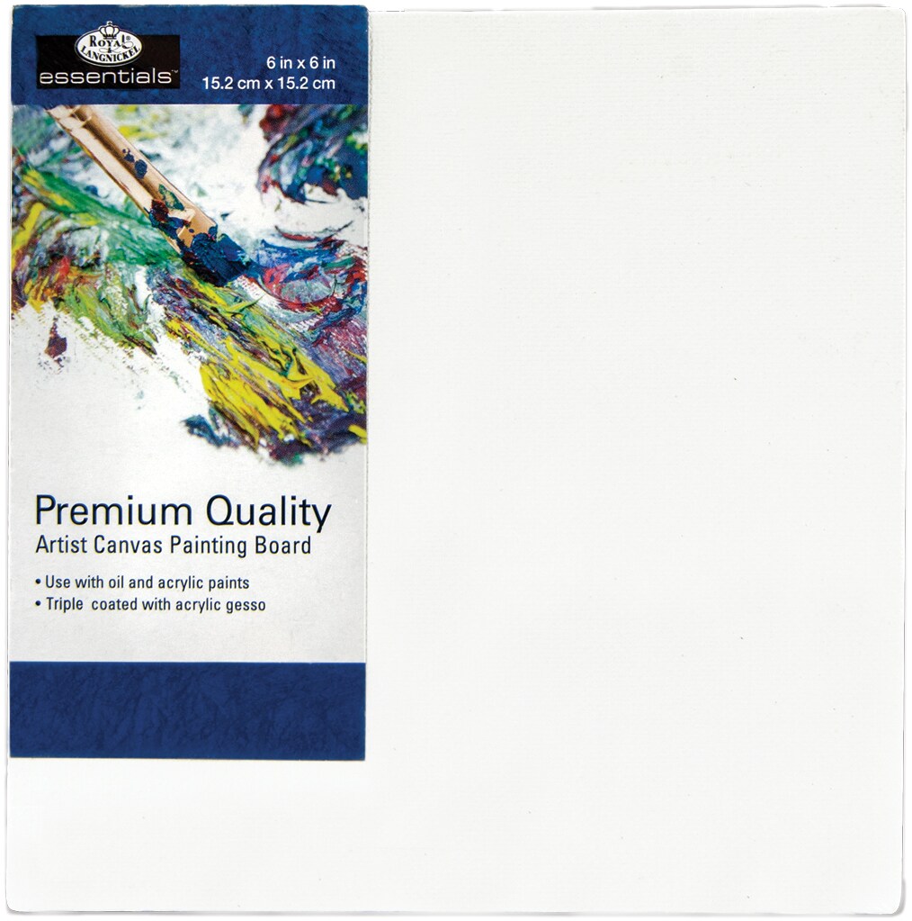 Cotton Canvas Board Multi Pack, Professional Primed White Blank