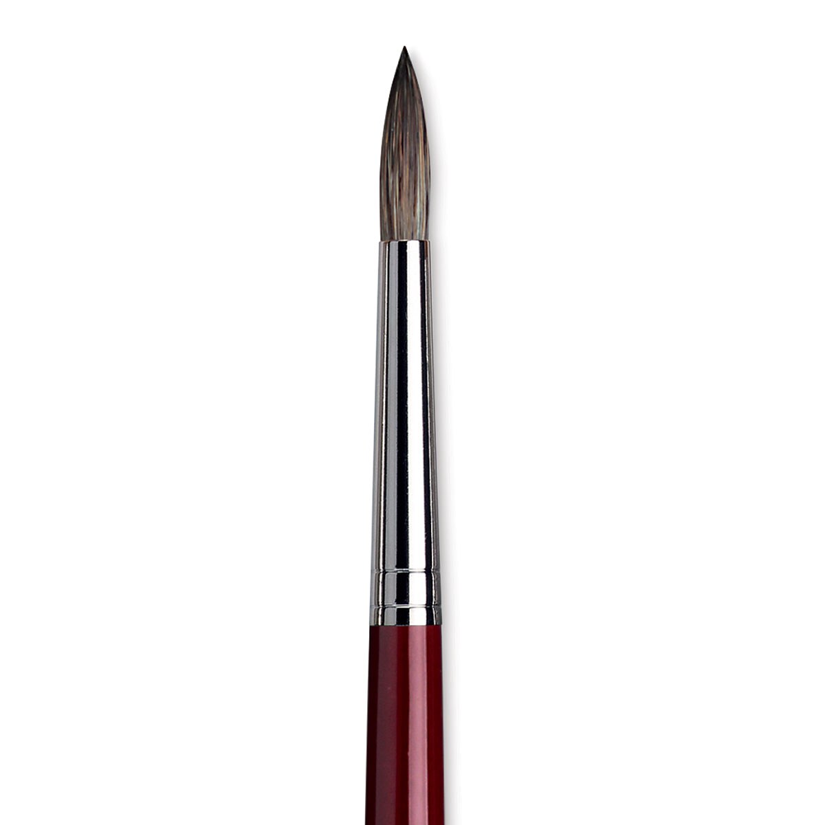 Da Vinci Black Sable Brush - Round, Long Handle, Size 16