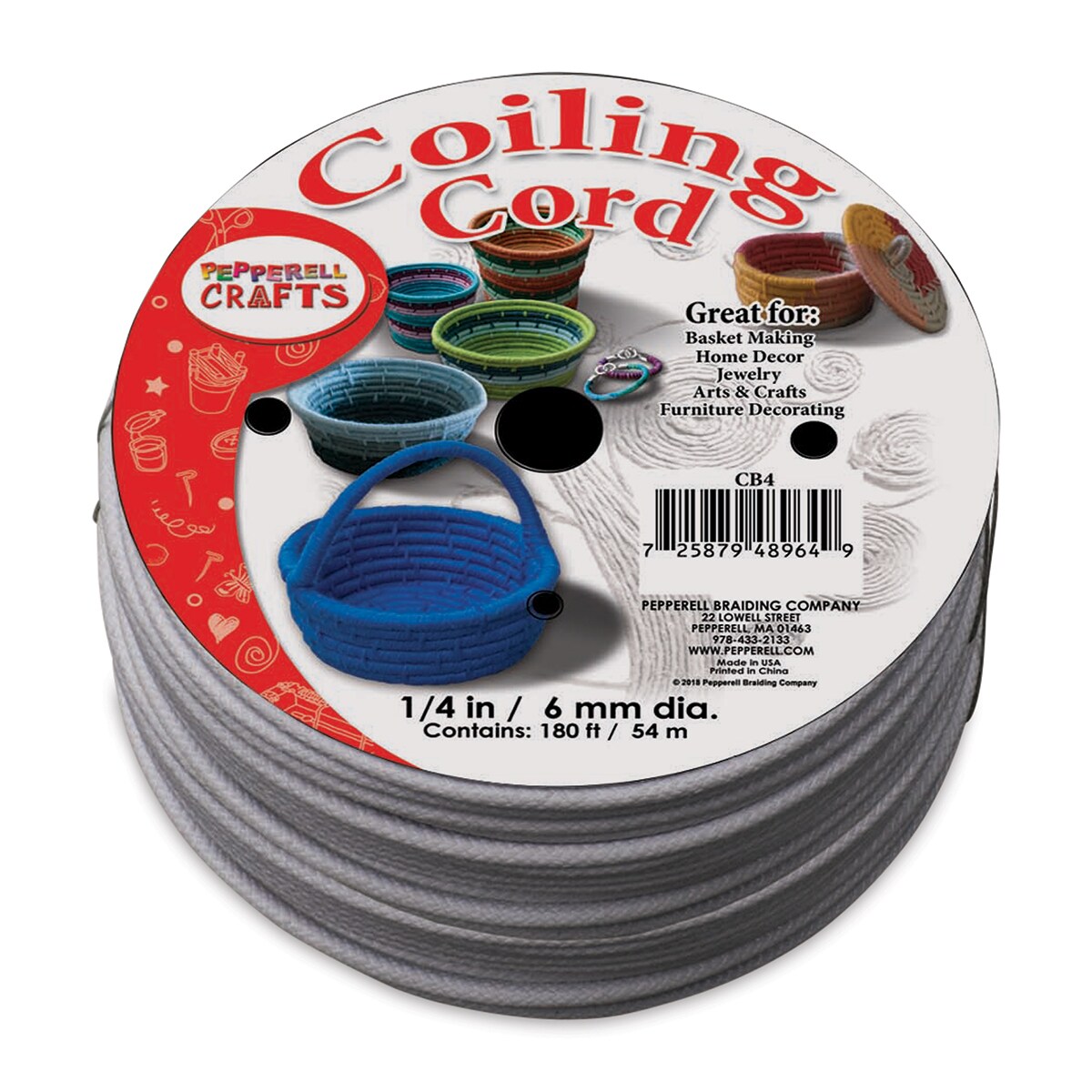 Coiling Cord - 1/4&#x22; x 180 ft