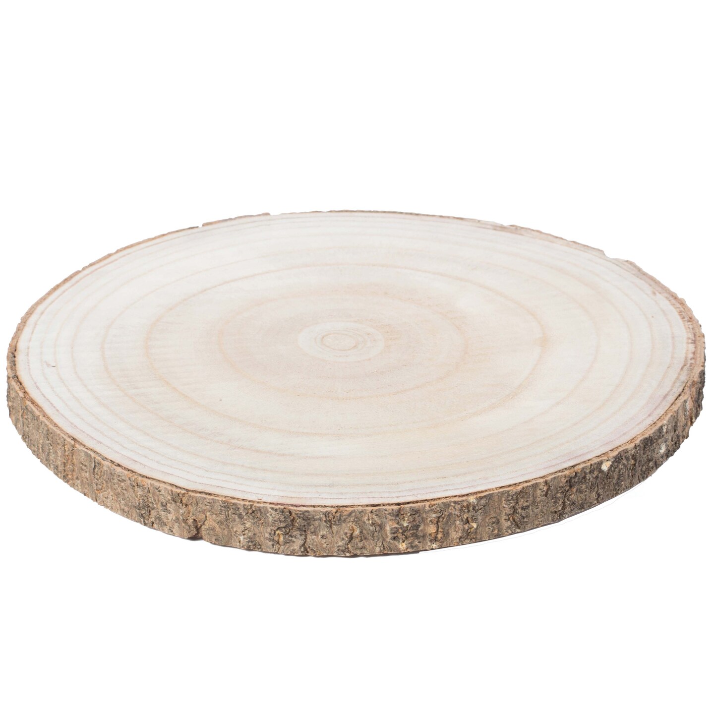 Barky Natural Wood Slabs Rustic Ornament Slice Tray Table Charger
