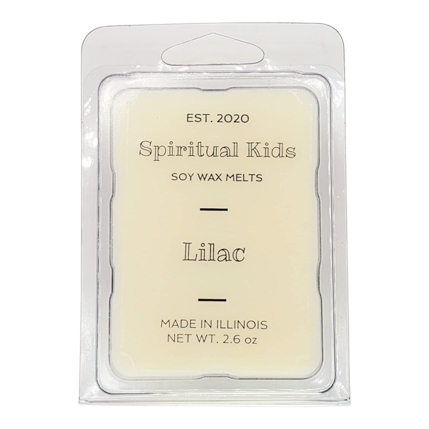 Lilac 1 Pack 2.6oz All Natural Soy Wax Melts 6 cubes Hand Poured with Fragrant/Essential Oils!