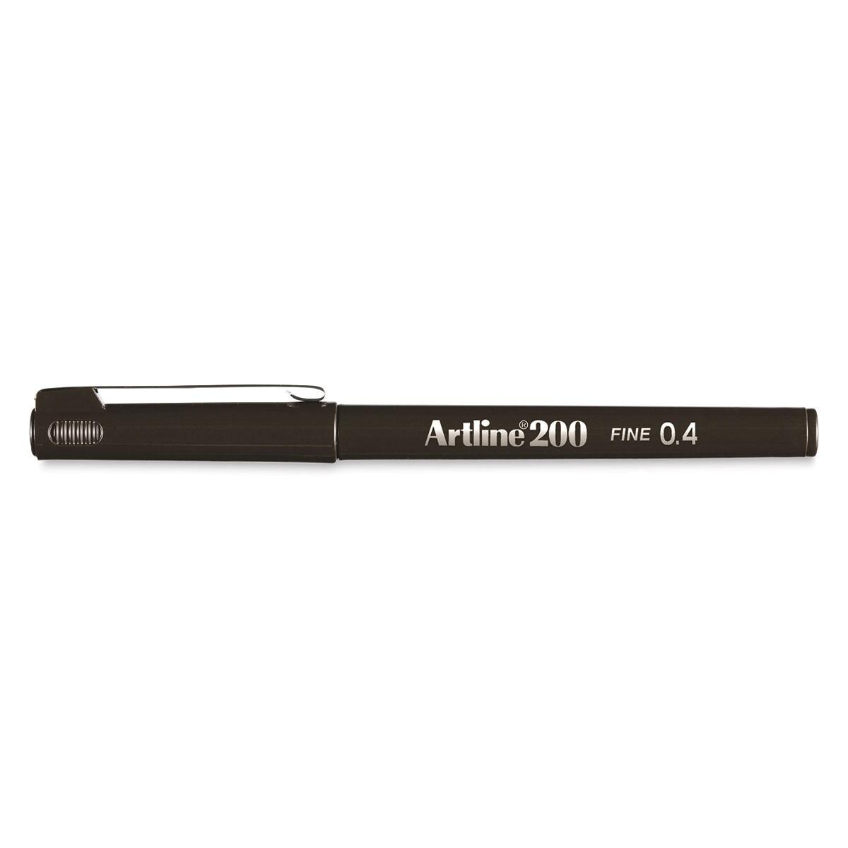 Artline Artline 200 Writing Pen - 0.4 mm Tip, Dark Brown