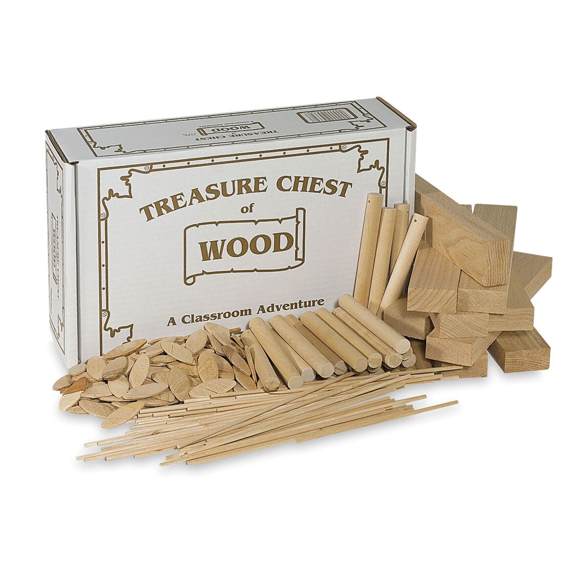 Treasure Chest of Wood - Assorted Shapes and Sizes