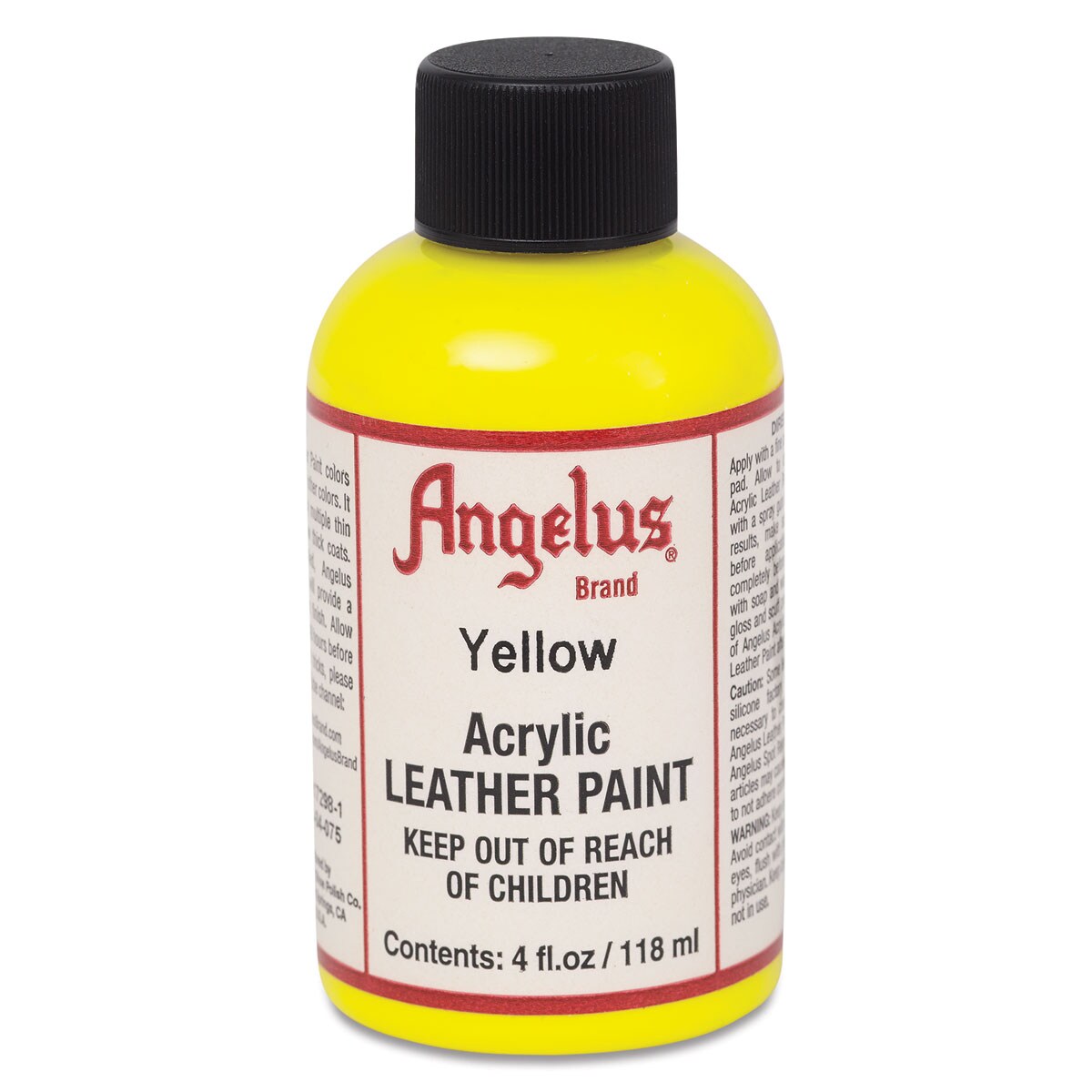 Angelus Leather Paint - Yellow, 4 oz