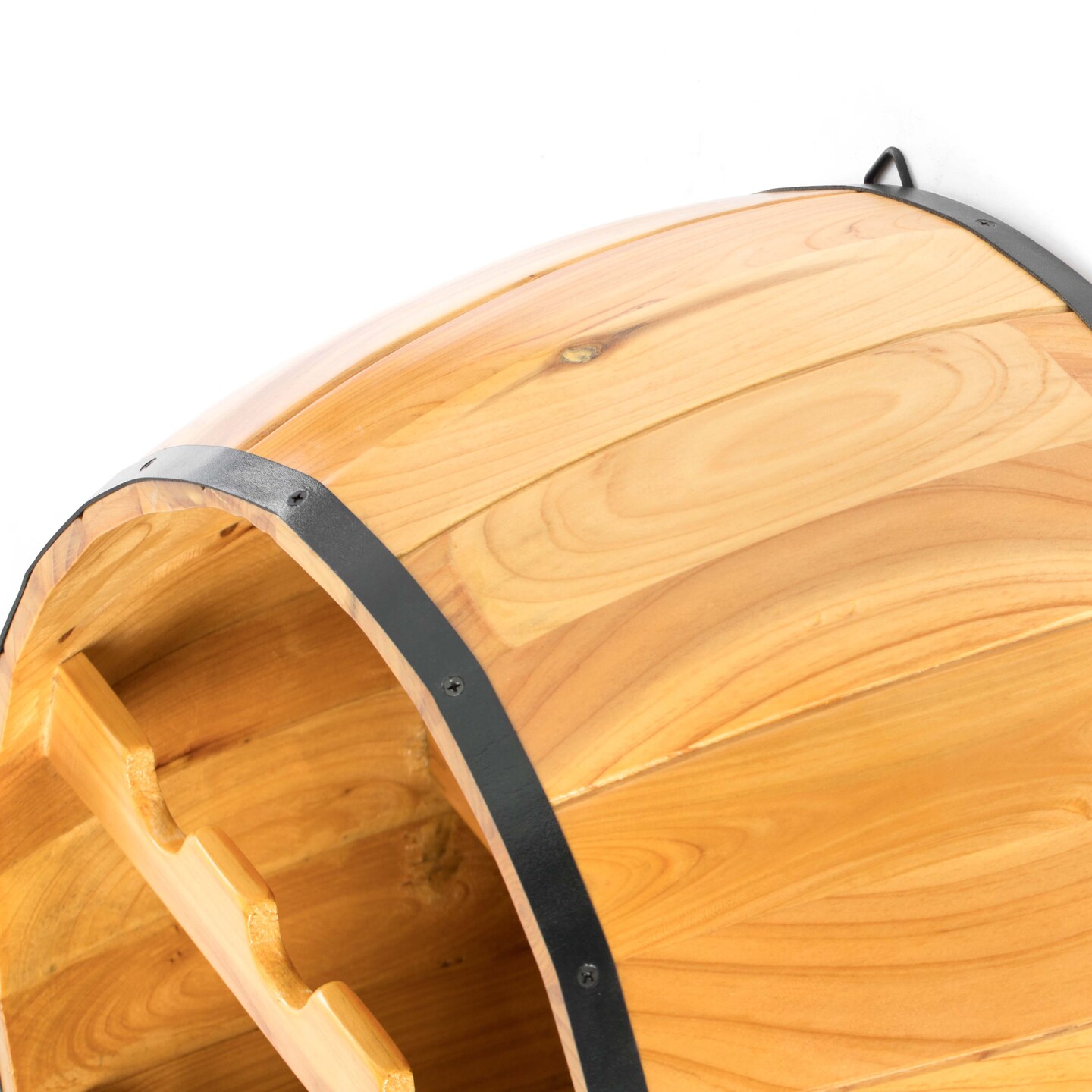Wooden Hanging Wine Barrel Wine Rack
