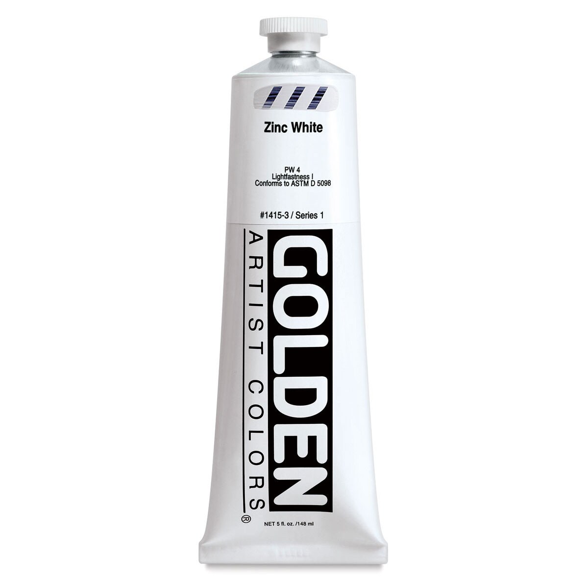 Golden Heavy Body Artist Acrylics Zinc White, 5 oz Tube Michaels