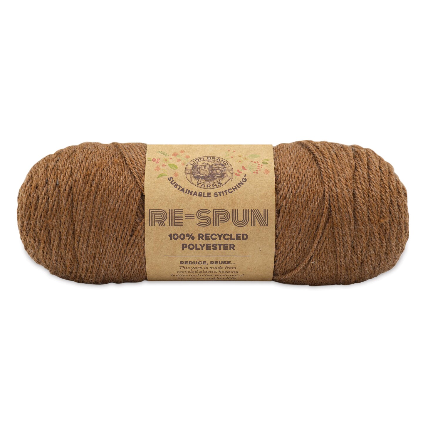 Lion Brand Re-Spun Yarn - Cider