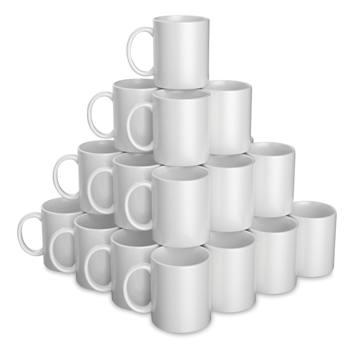 Cricut Mug Blanks - 12 oz, White, Package of 36