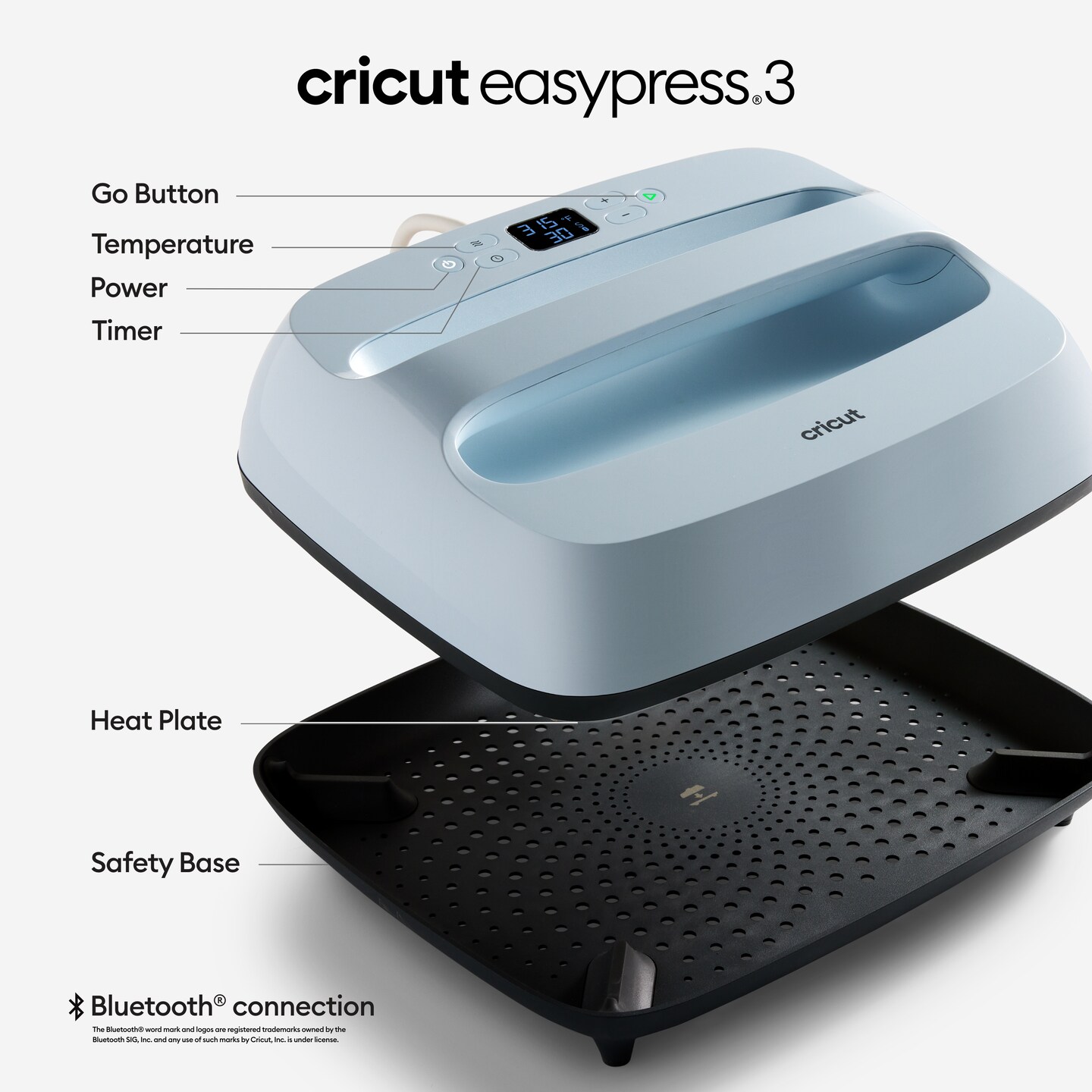 Cricut EasyPress Mini, Zen Blue Heat Press Machine and Cricut