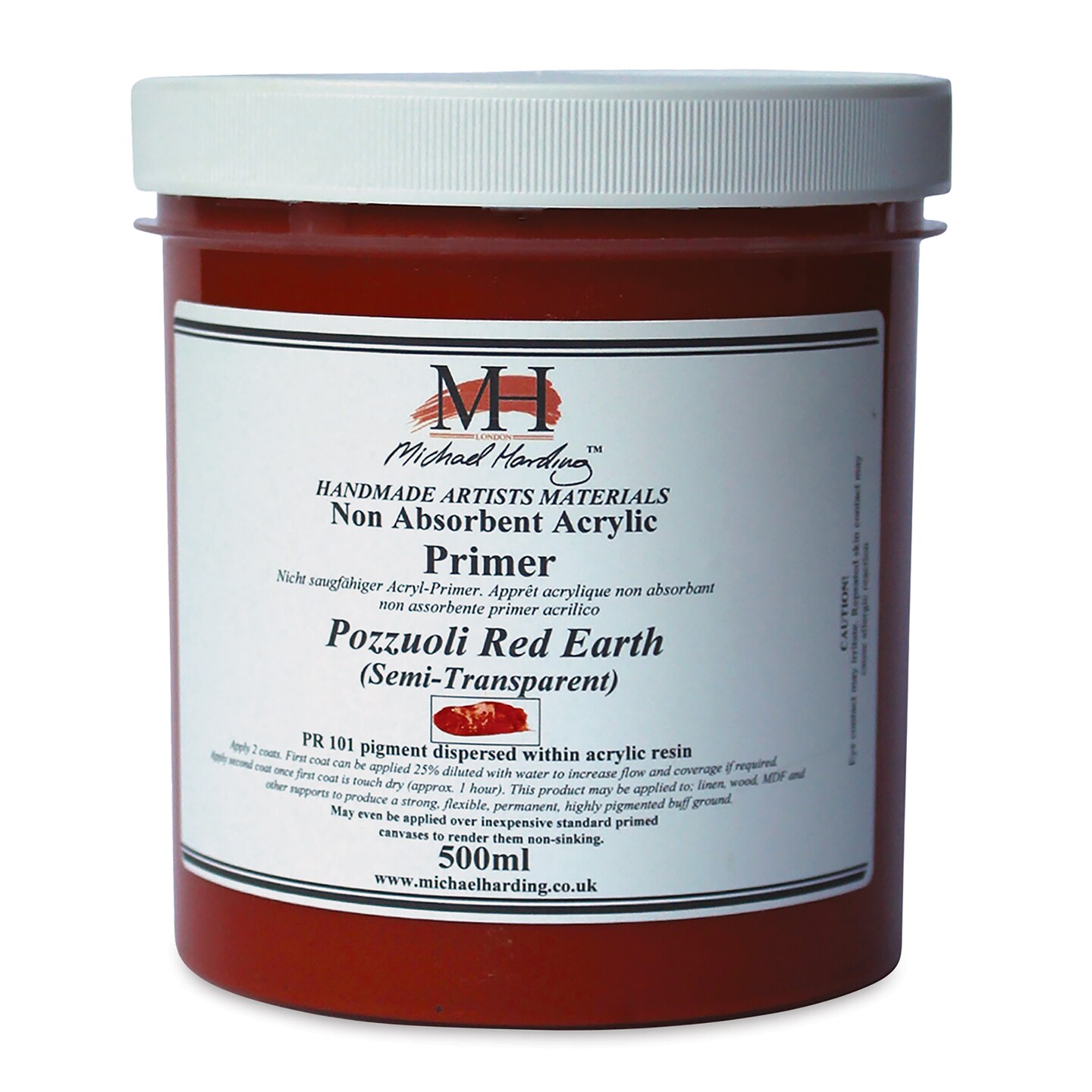 Michael Harding NonAbsorbent Acrylic Primer Pozzuoli Red Earth (Semi