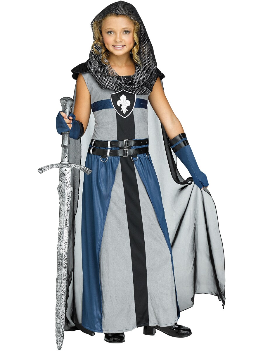 Child&#x27;s Girl&#x27;s Lady Lionheart Knight Costume