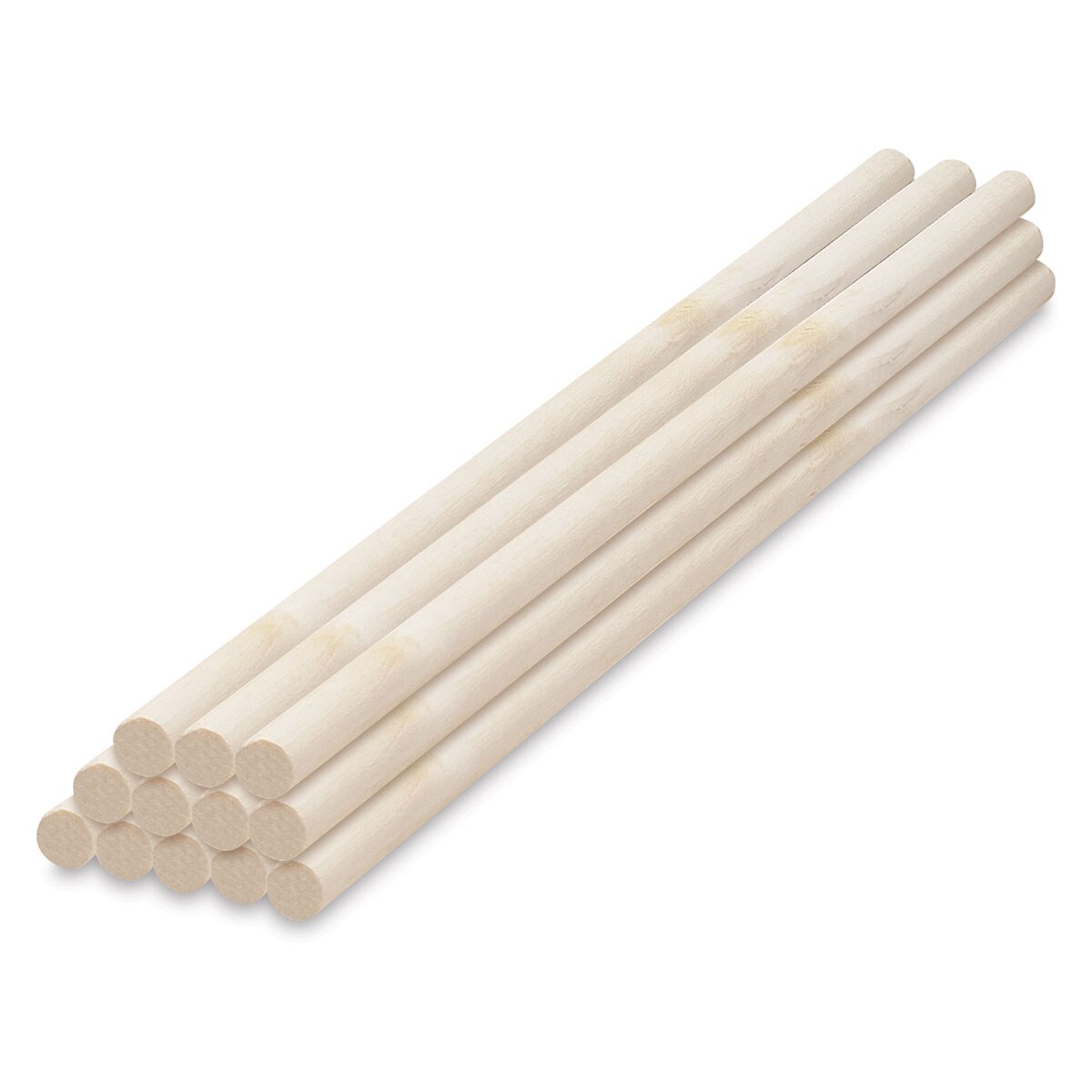 Wooden Dowel Rods 1/4 inch Thick, Multiple Lengths Available, Unfinished  Sticks Crafts & DIY, Woodpeckers