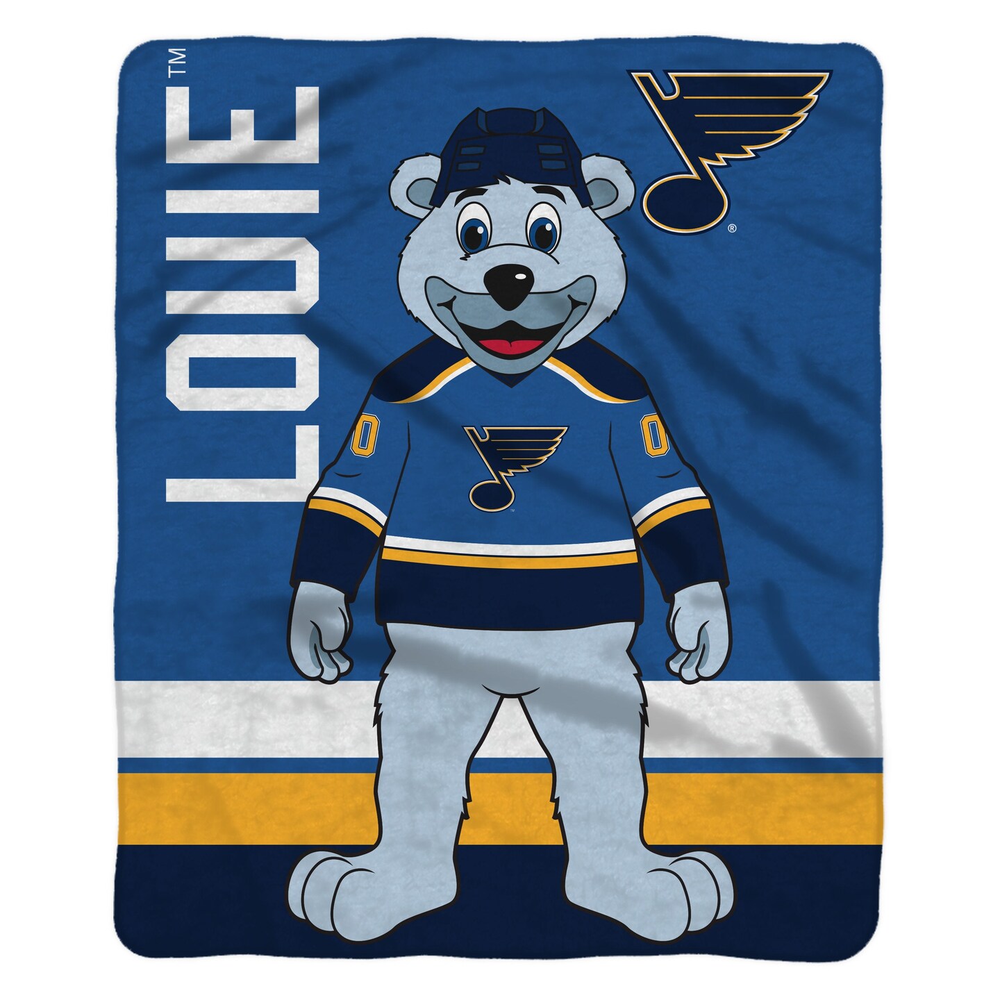 Sleep Squad St. Louis Blues Louie 60” x 80” Rachel Plush Hockey Blanket