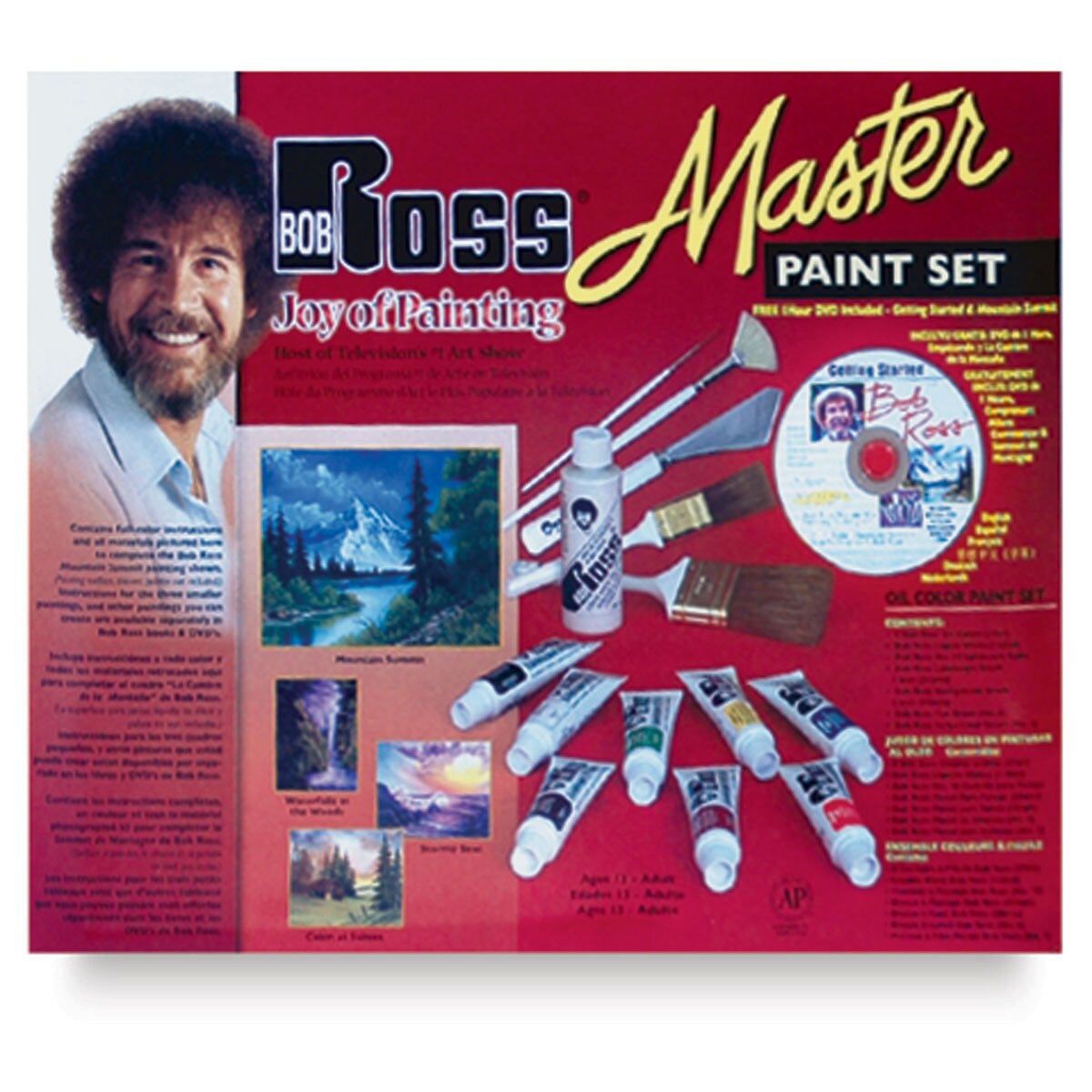 Bob Ross Master Paint Set Set of 8 Assorted Colors