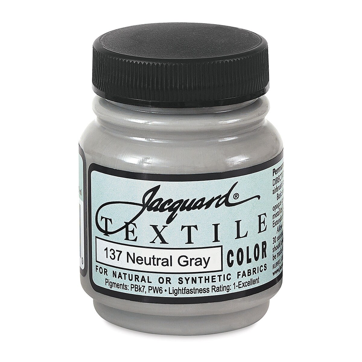Jacquard Textile Color Neutral Gray, 8 oz jar Michaels
