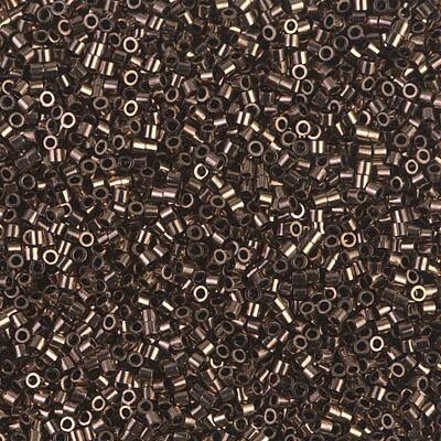 Miyuki Delica Bead 15/0, DBS0022, Metallic Dark Bronze