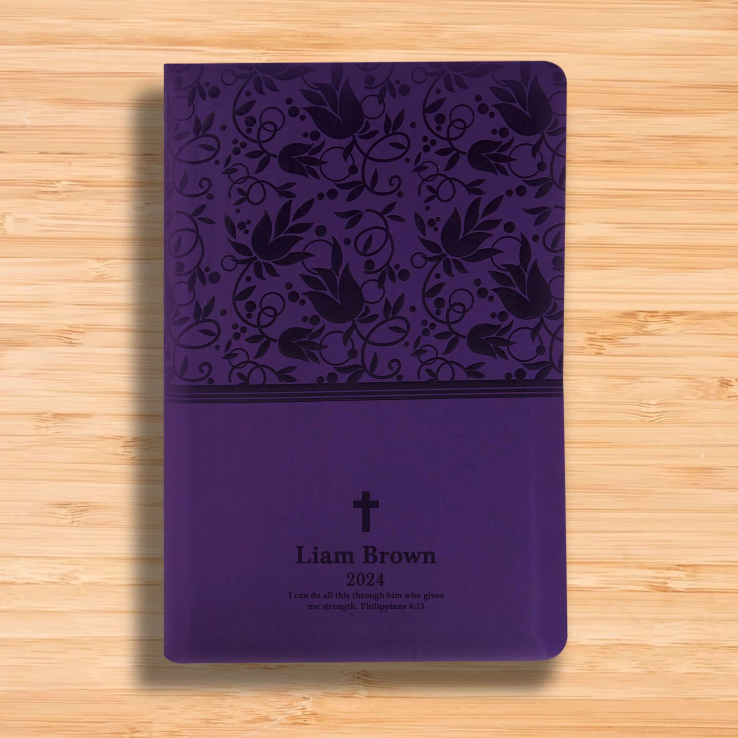 Personalized KJV Bible King James Version, Large Print Bible with