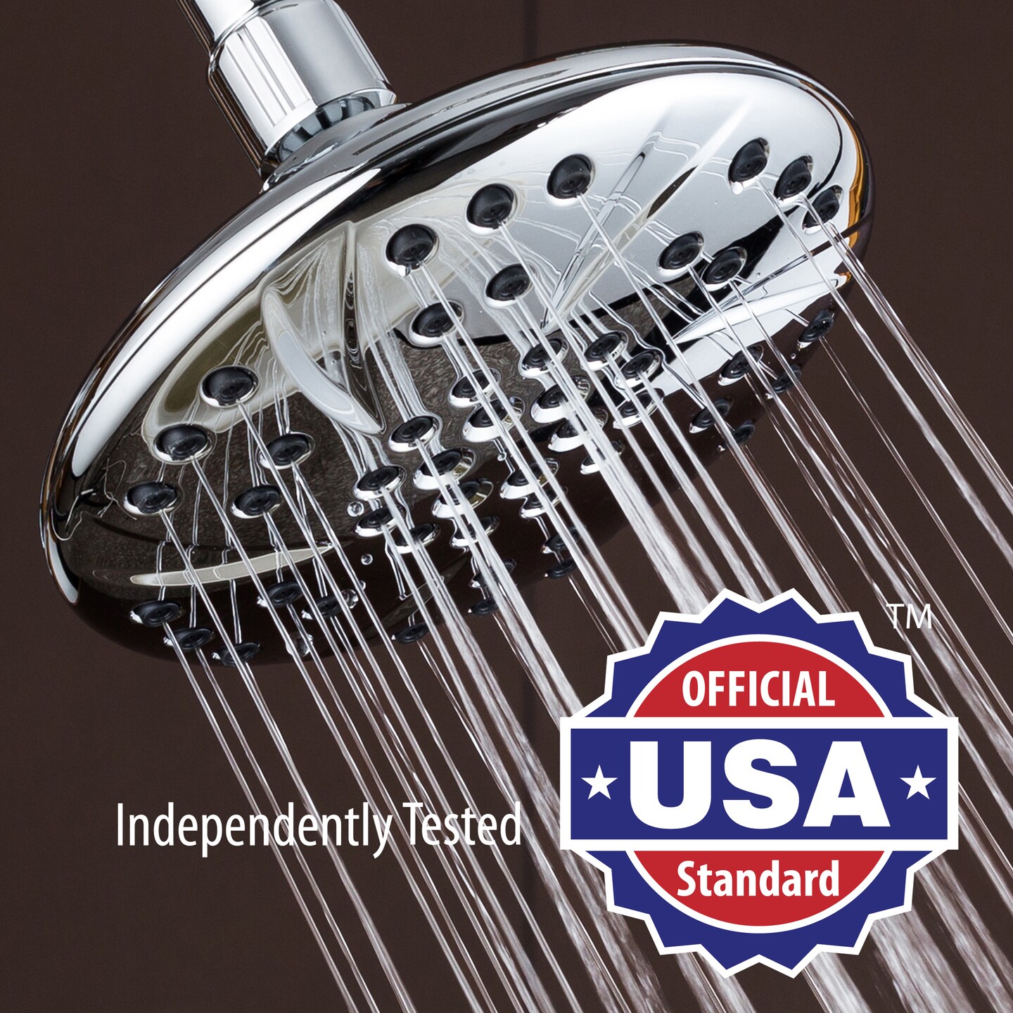 Aquadance High Pressure 6 Inch Rainfall Shower Head Chrome Model 3309