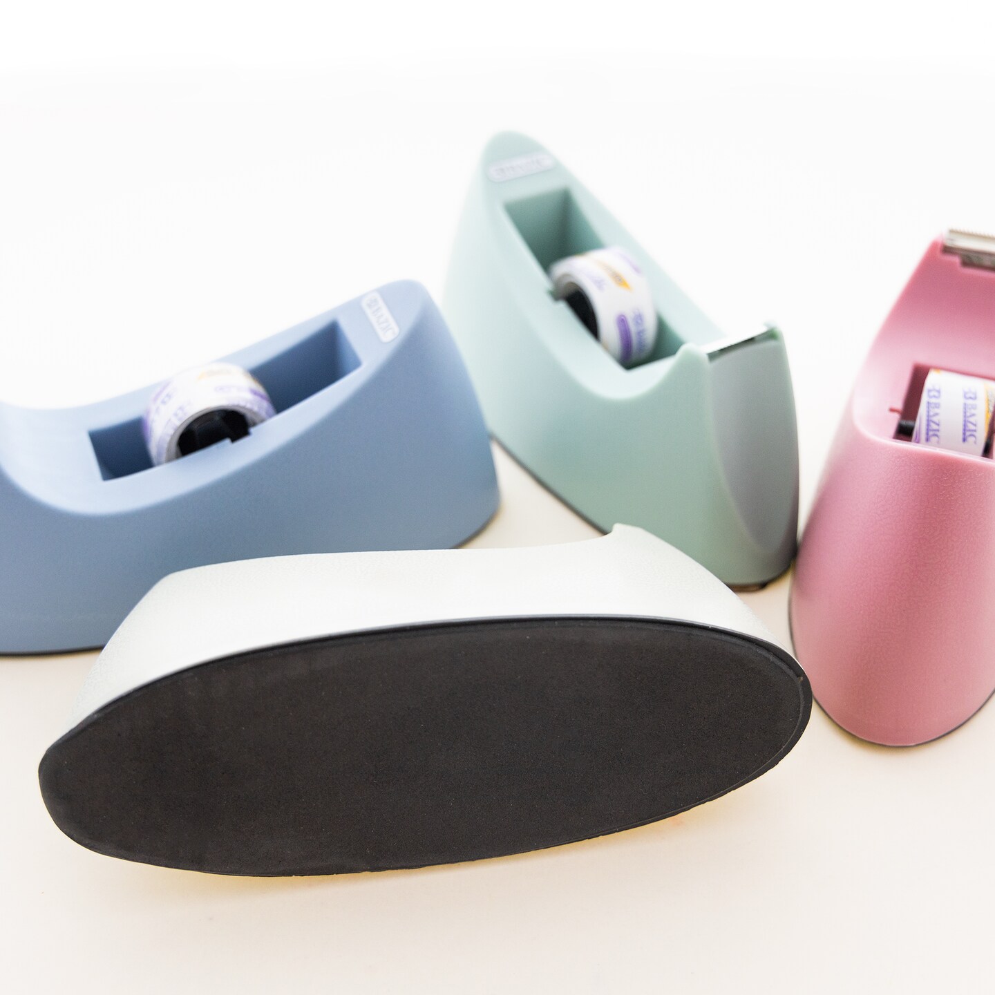 BAZIC 1&#x22; Core Heavy Duty Desktop Tape Dispenser w/ Tape Refill