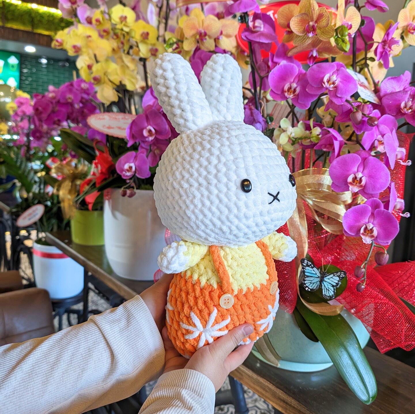 Miffy Customizable Crocheted Plushie, Little Rabbit, Stuffed