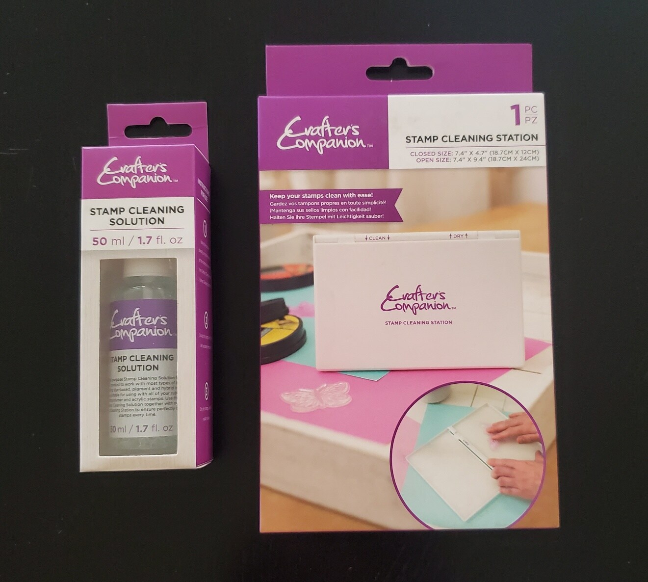 Stamp Cleaning Solution &#x26; Station Bundle