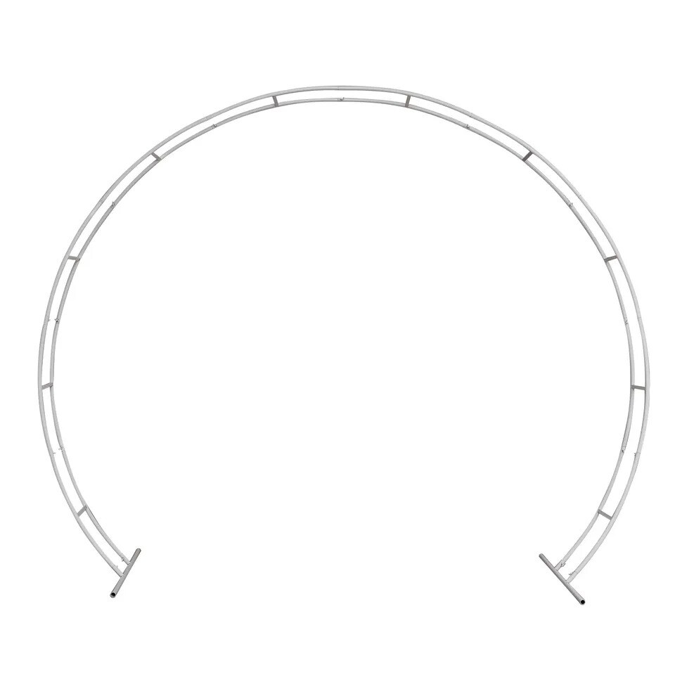 Large Size Metal Arch Wedding Ceremony Rack Wrought Iron Door Decor 7.6*8.9ft