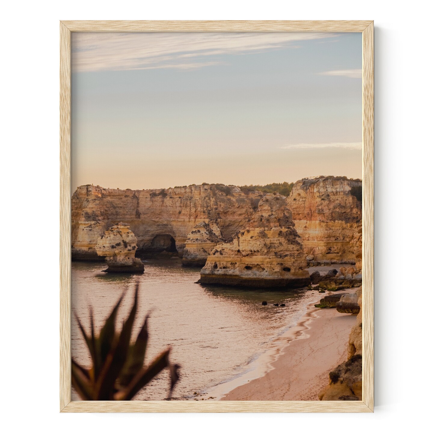 Natural Oak Wood Picture Frame By Haus and Hues